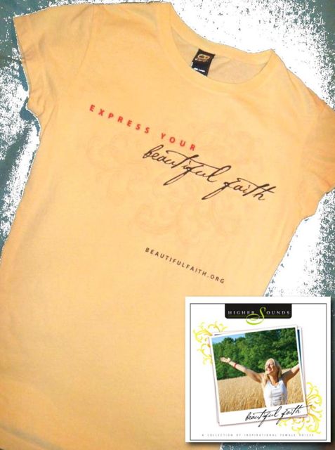 Beautiful Faith T-Shirt & CD Gift Set Beautiful Faith T-Shirt & CD Gift Set
